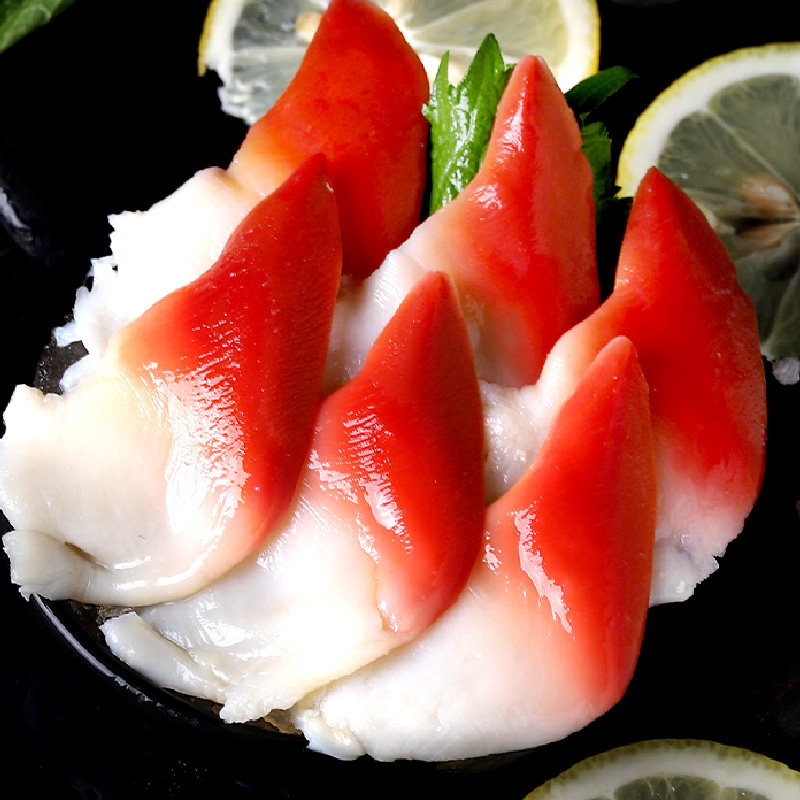 北极贝刺鲜活加拿大鲜贝切片20片内脏新鲜即食北极贝