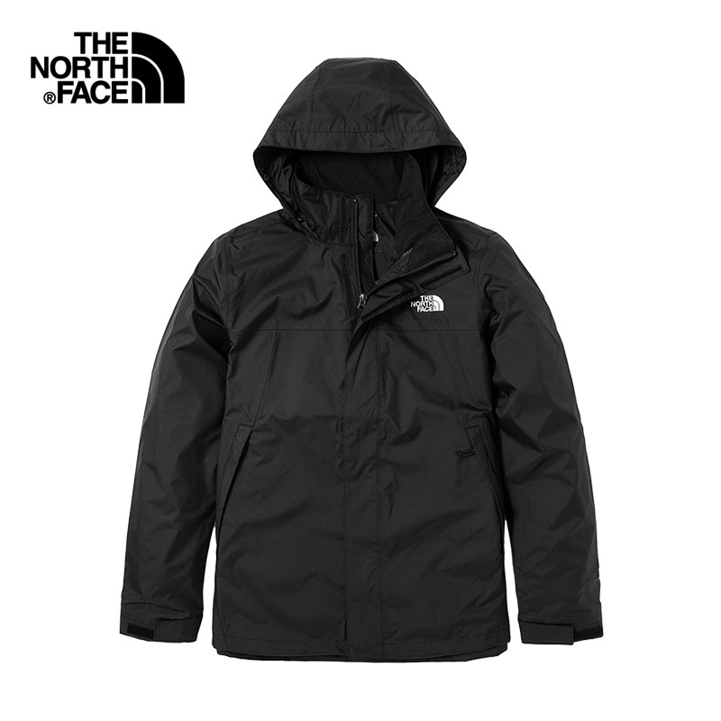 TheNorthFace北面经典款春秋冲锋衣男单层户外防风夹克外套连帽