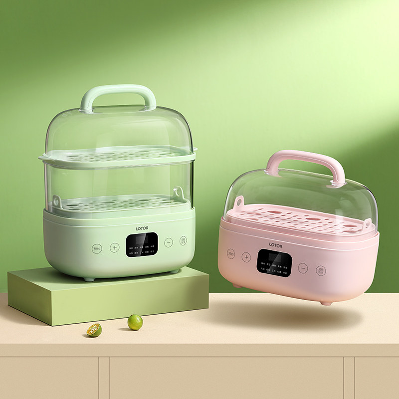 小浣熊电蒸锅家用小型预约定时多功能蒸菜小蒸锅迷你早餐机电蒸笼
