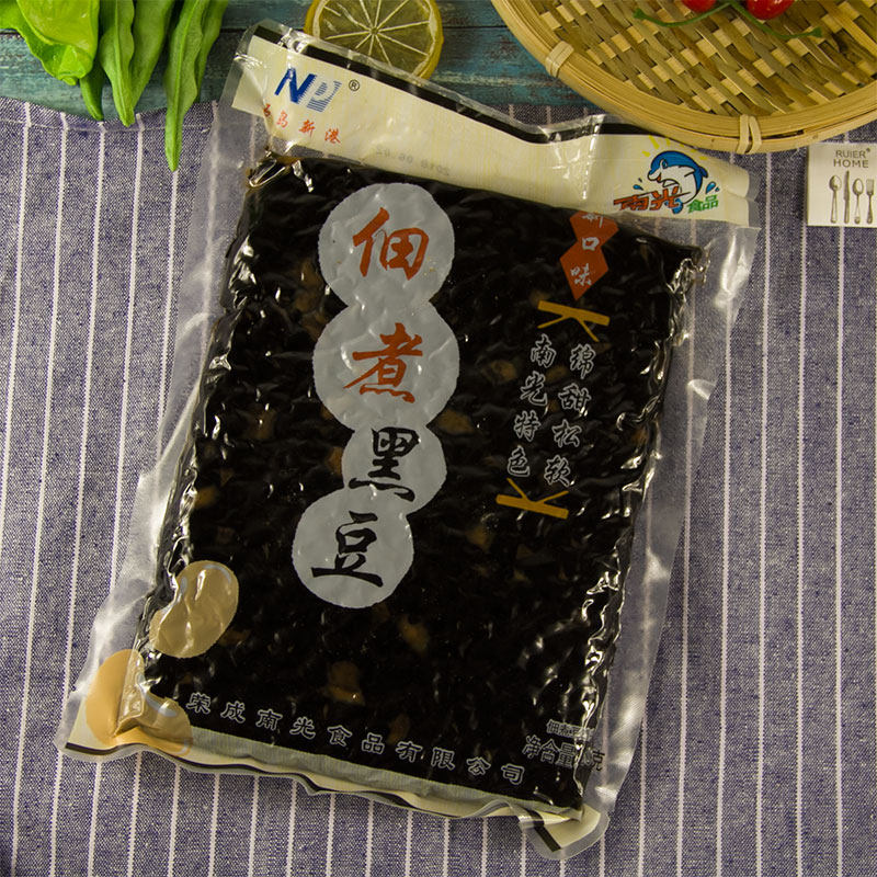 南光佃煮黑豆800g蜜豆纳豆婚姻甜点刨冰奶茶豆类制品