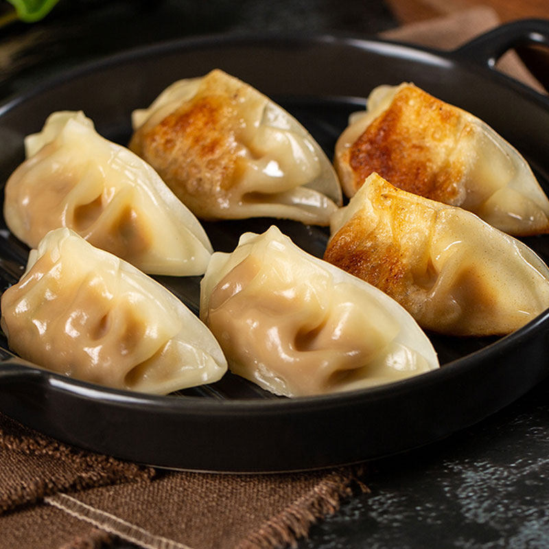 千味央厨玉米猪肉蒸煎1kg蒸饺鲜肉速冻商用水饺
