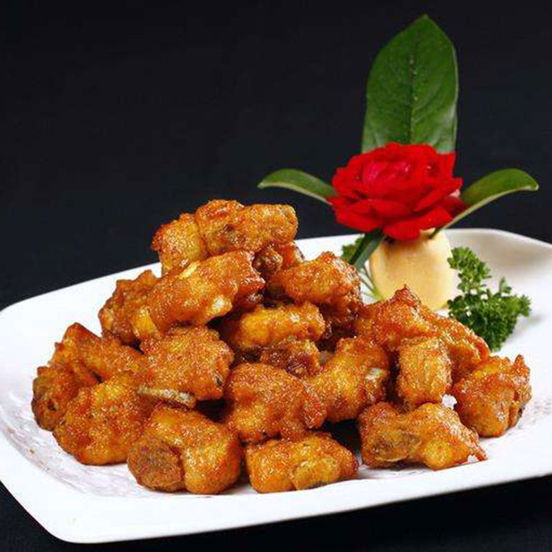 蒜香小排400g排骨油炸猪排腌制肋排酒店餐饮半成品猪排