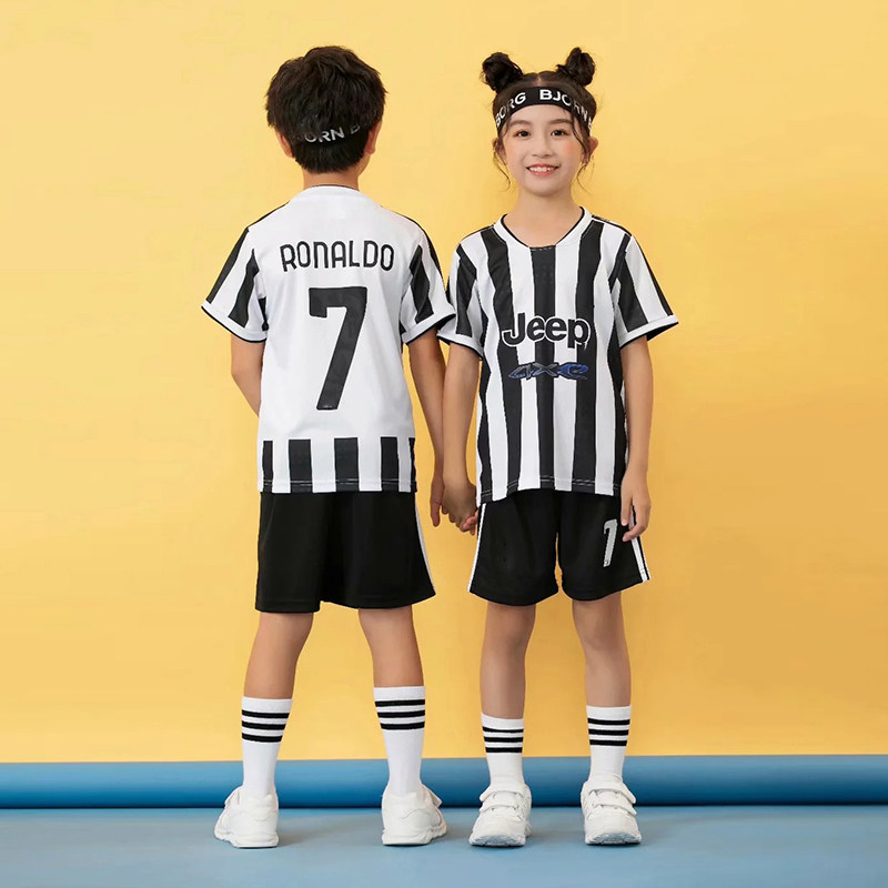 儿童球服亲子马尔7号女款梅西男女宝宝球衣足球服