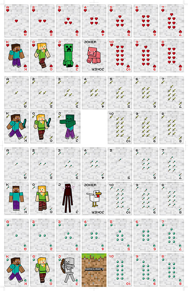 游戏我的世界世界游周边儿童桌面uno优诺扑克扑克