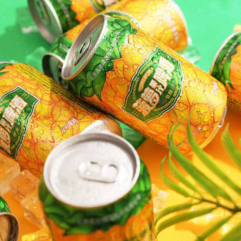 燕京菠萝啤酒330ml24听尝鲜精酿9度果啤饮料啤酒