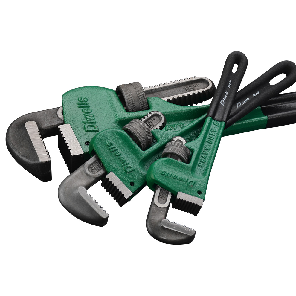 得威斯工具管子美式重型水管管钳管道安装钳子管子钳