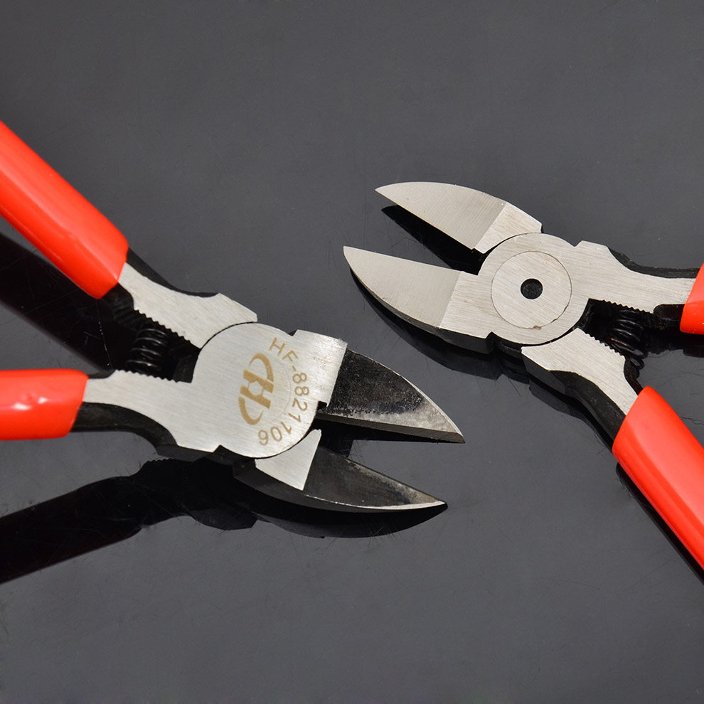 华丰巨箭水口钳子 5寸钳子6寸斜口钳 剪线钳斜嘴钳 水口剪 电子钳