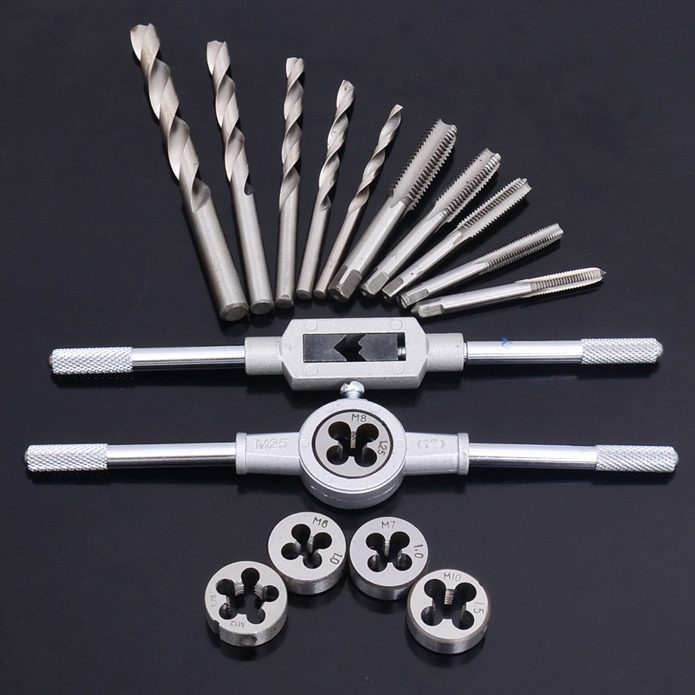 丝攻板牙上匠工具丝锥套装五金组合手用扳手手用丝锥