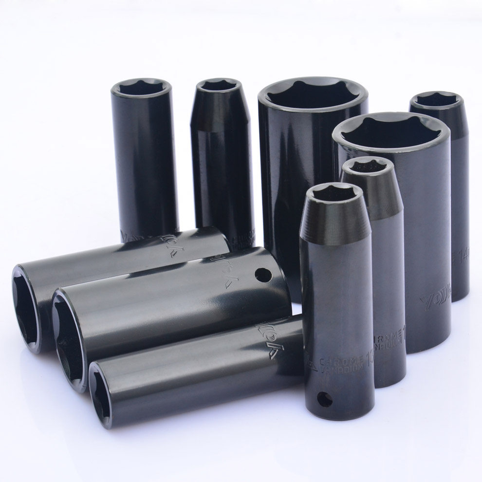 气动套筒yg1加长头子125mm六角大气扳手五金工具气动套筒