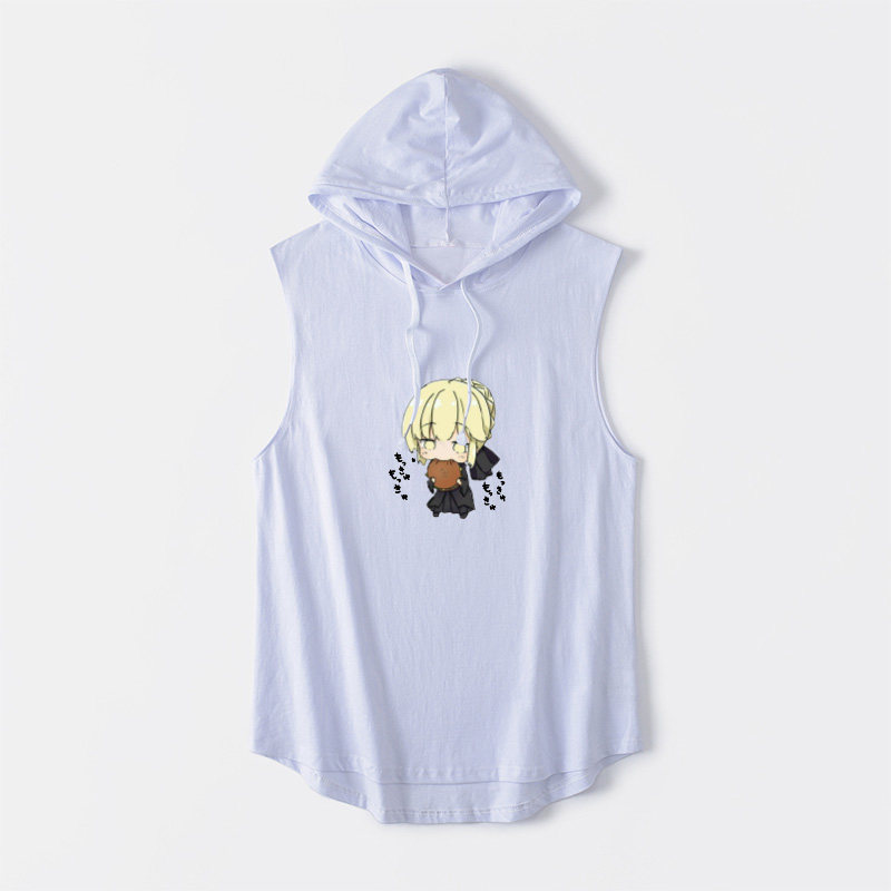 saber动漫fate英灵圣杯亚瑟王吾王二次元背心无袖背心