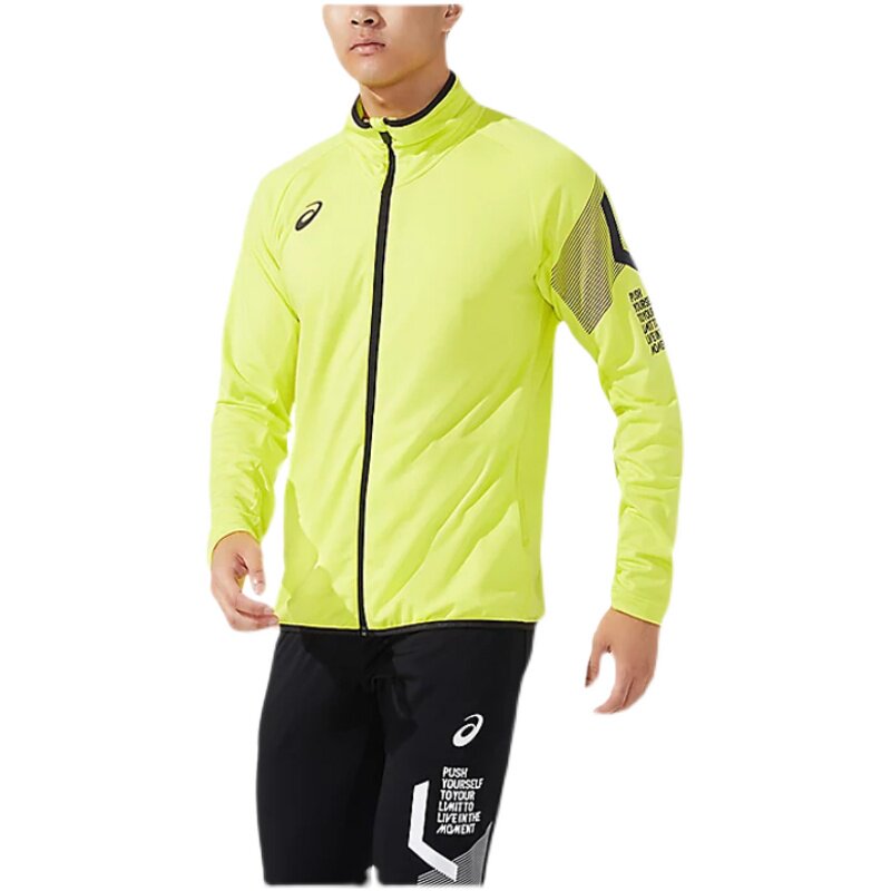 21年春秋日本原装正品asics亚瑟士男士跑步运动服运动茄克