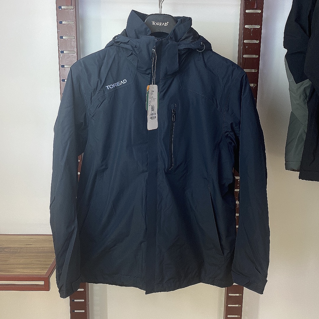 探路者三合一冲锋衣男 20秋冬户外防水保暖套绒两件套TAWH91200