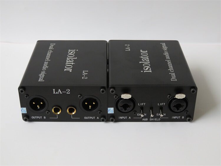隔离音频离器la-2调音台电电流消除变压卡侬隔离器