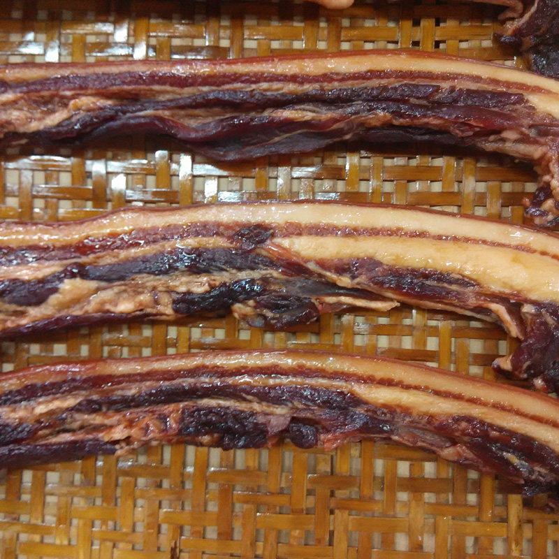 腊肉同兴金色250g生晒五花广东广式广味腊味腌肉