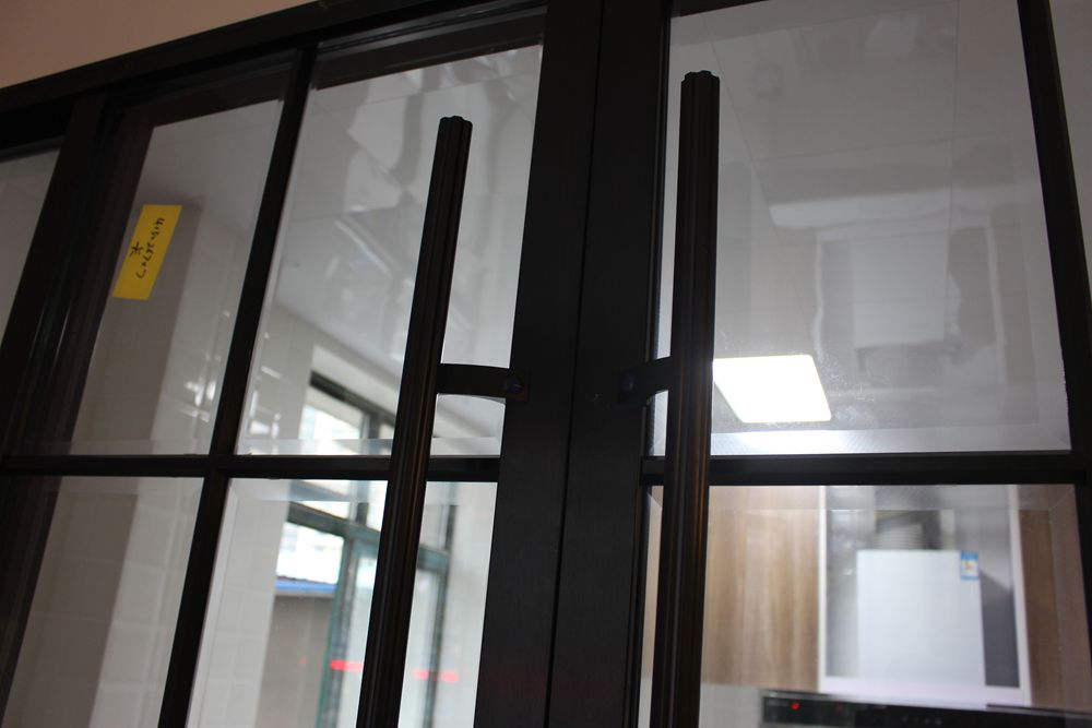 武汉厨房推拉门玻璃移门定做钛铝镁合金客厅阳台厨房门