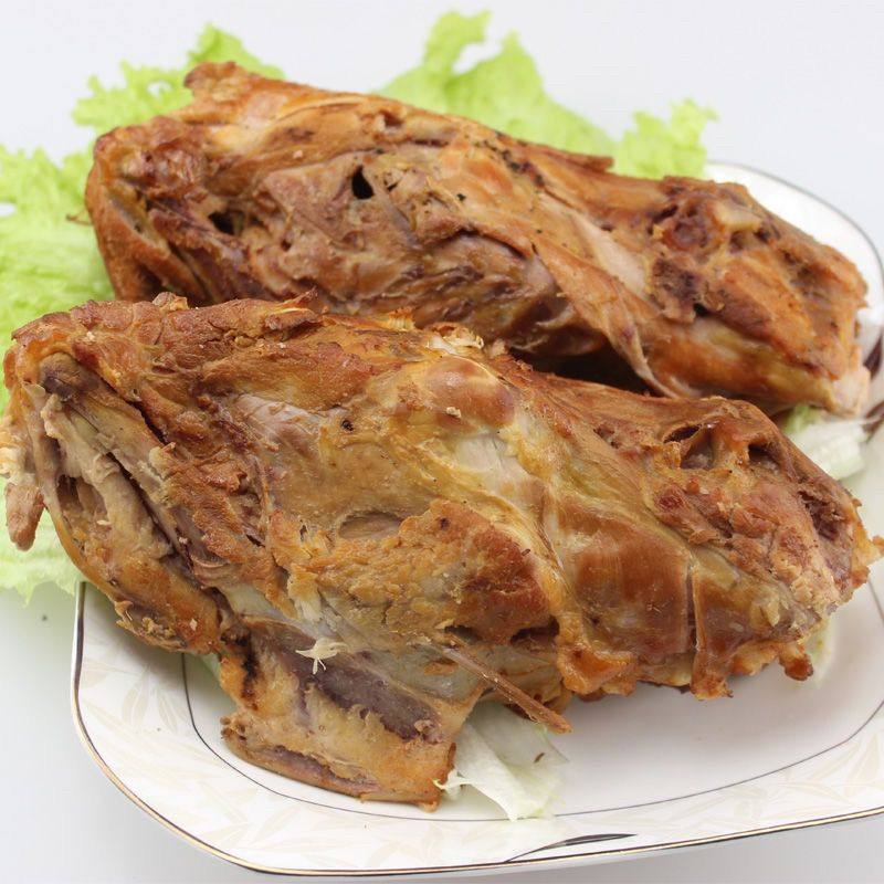 青岛烤鸡烧烤卤熏鸡架架子熟食熏烤烧肉1个鸡熟食