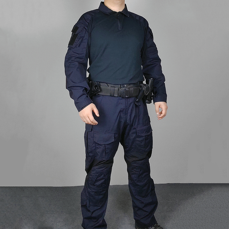 雷神22款G3蛙服藏蓝色作训服蓝鲨教官战术功能服户外军迷春秋套装