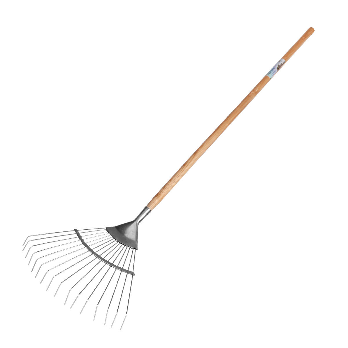 耙子美达斯不锈钢草耙钉耙农用园艺园林落叶搂草耙子