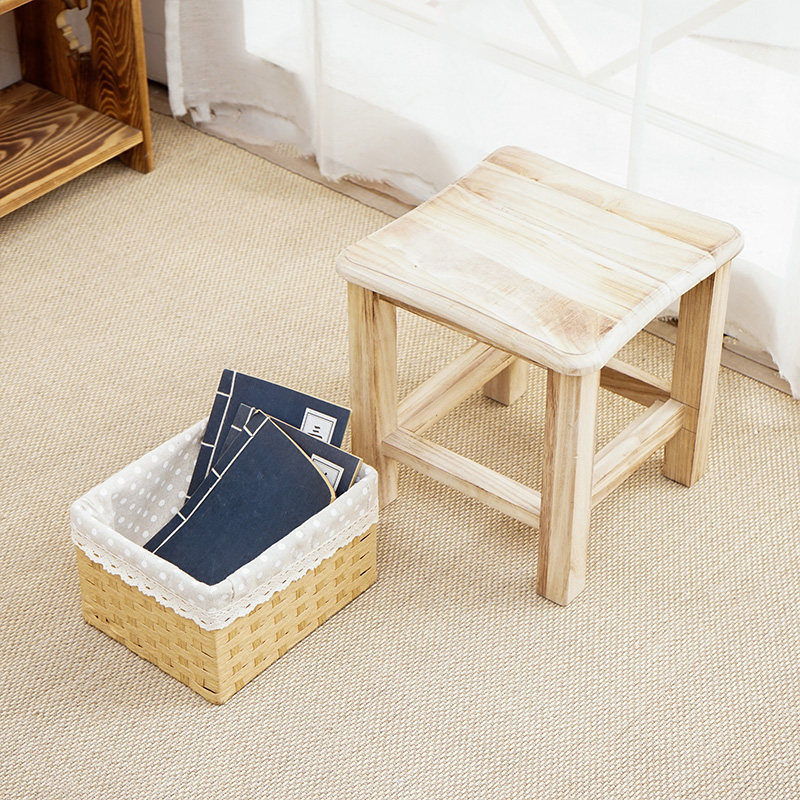 小凳子家用实木储物凳客厅创意茶几凳时尚收纳凳矮凳子懒人小板凳