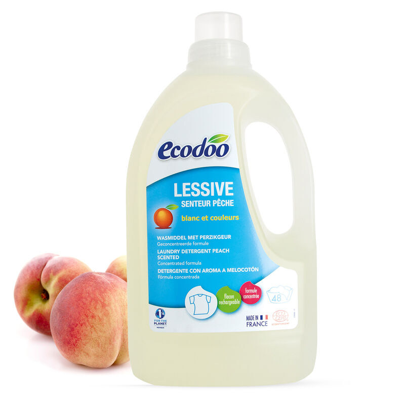 洗衣法国进口ecodoo逸乐舒超浓缩抗菌液桃15l常规洗衣液