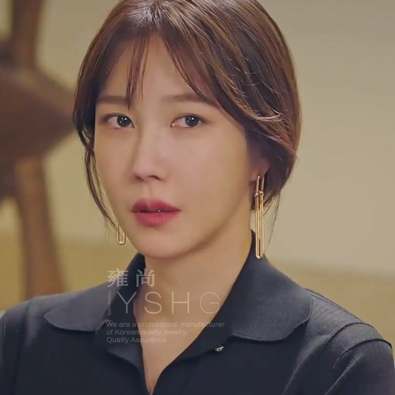 顶楼多美时尚耳饰夸张长款赵伊瑞金多美沈秀莲耳环耳环