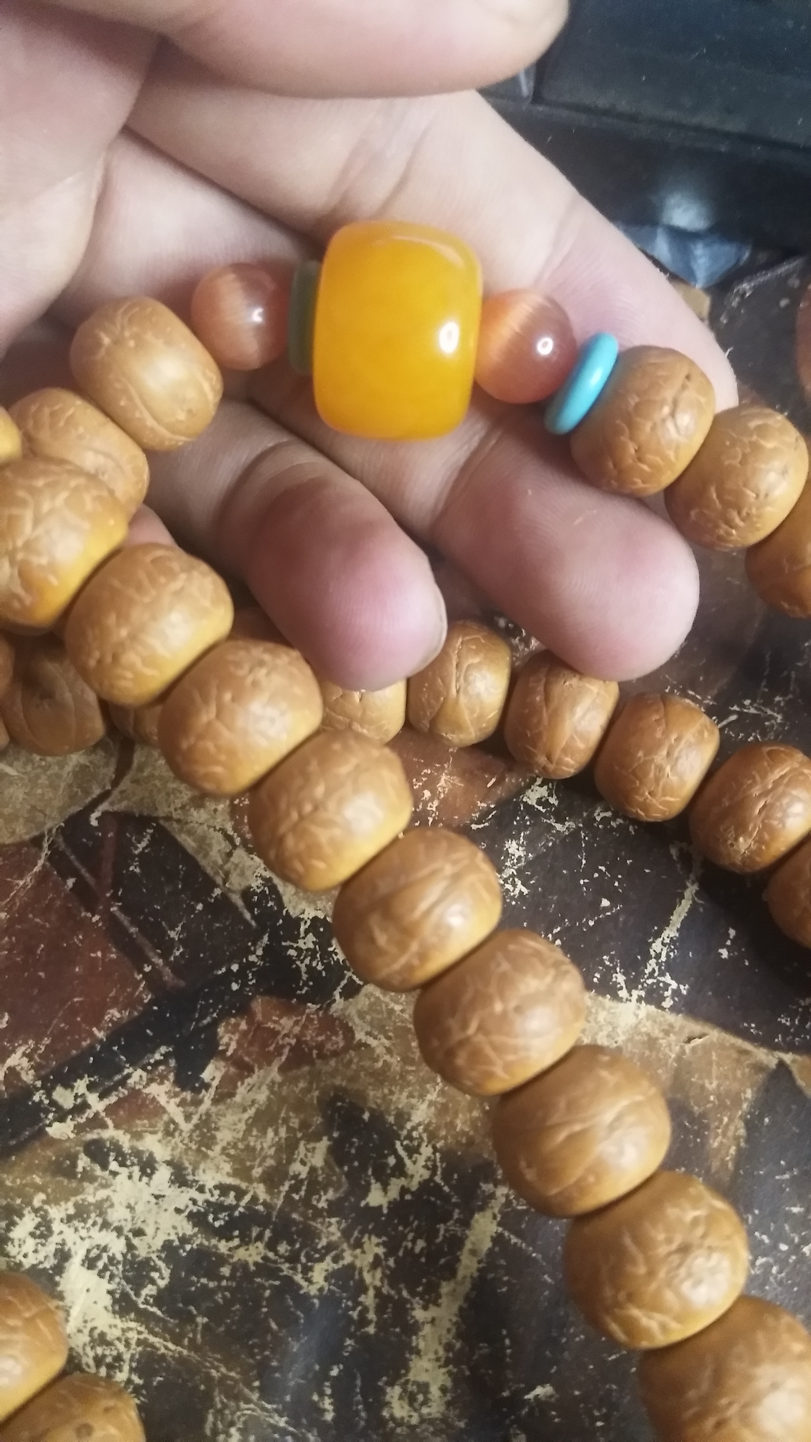 李景亮同款精挑尼泊尔凤眼菩提藏式108颗念珠脖挂菩提