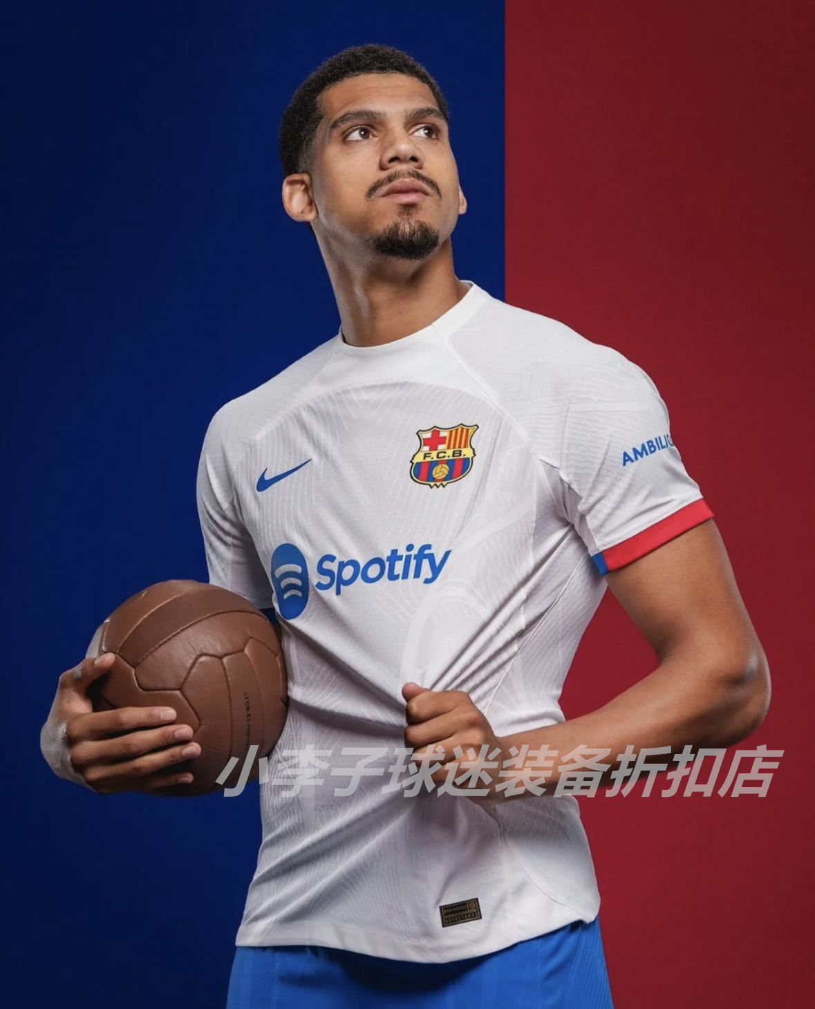 巴萨球衣8号佩德里2324客场6号加维球员版短袖足球服9号莱万德容