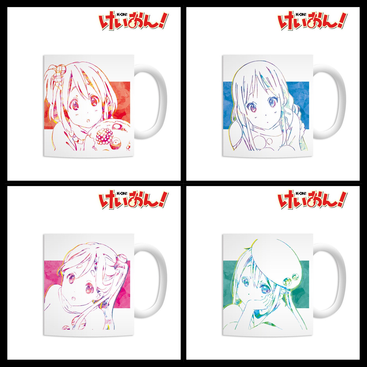 动漫kon轻音少女泽唯秋山澪琴吹䌷中野马克动漫水杯