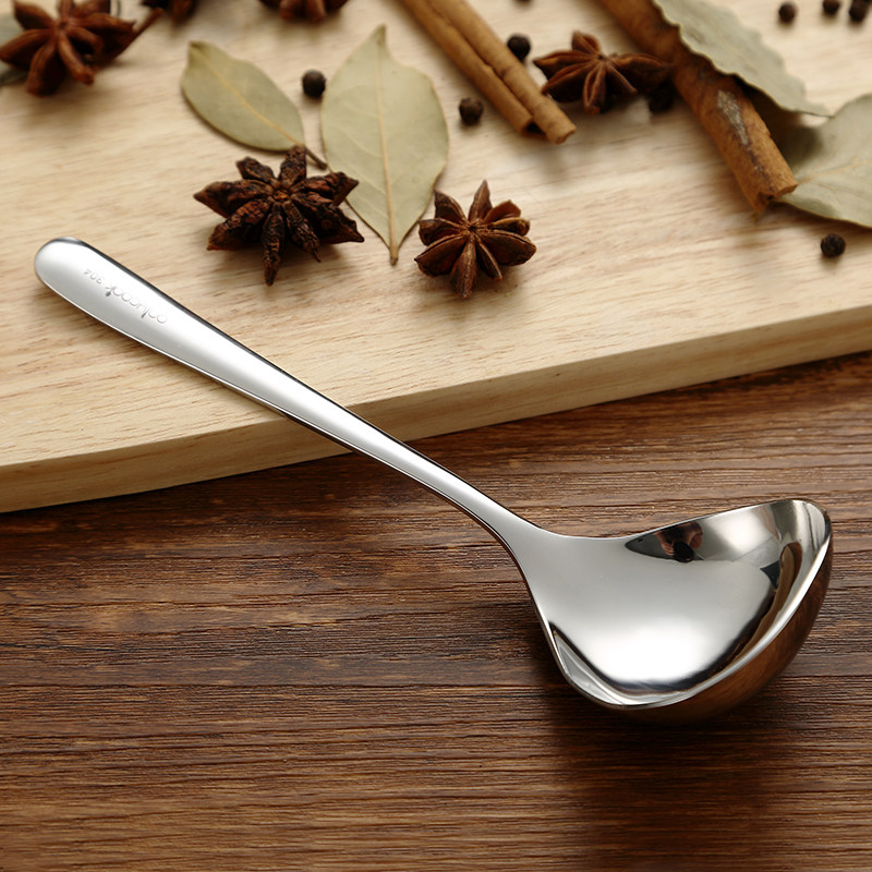 onlycook不锈钢勺子火锅家用长柄汤勺喝汤食品品级汤勺