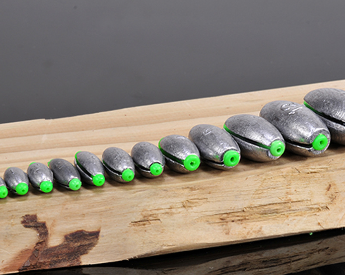 铅坠快速日式筏钓铅通心坠可调调换矶钓橄榄型铅坠