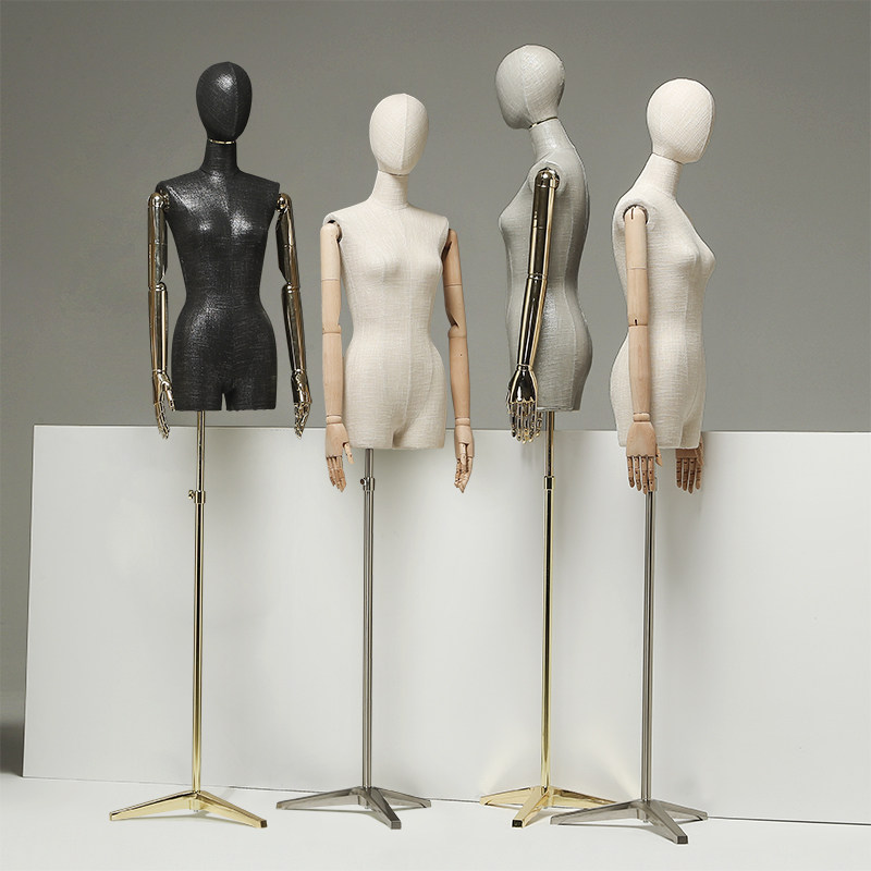 模特服装店道具半身韩版假人体橱窗模型婚纱男模服装模特