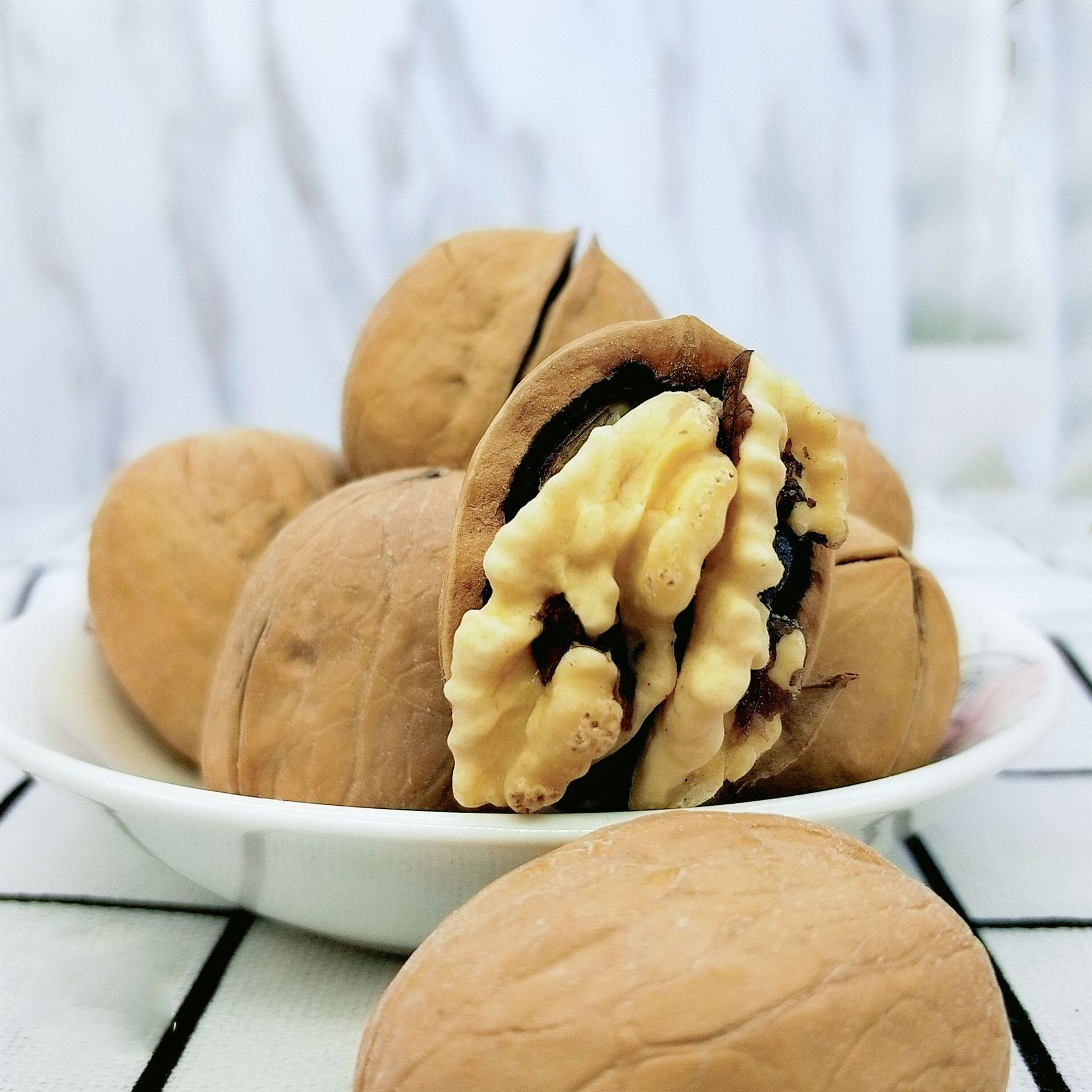 2020年新货熟核桃薄皮盐焗口味500g奶油味五香5斤装孕妇坚果包邮