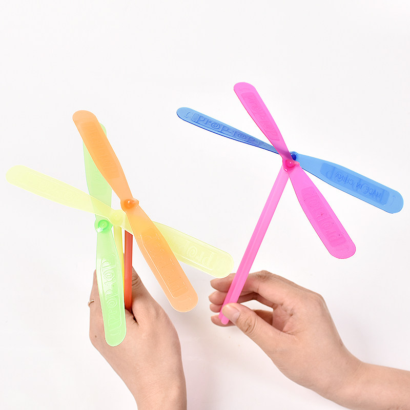 竹蜻蜓10个装 手推飞碟传统玩具男孩女宝宝礼品 儿童玩具飞天仙子