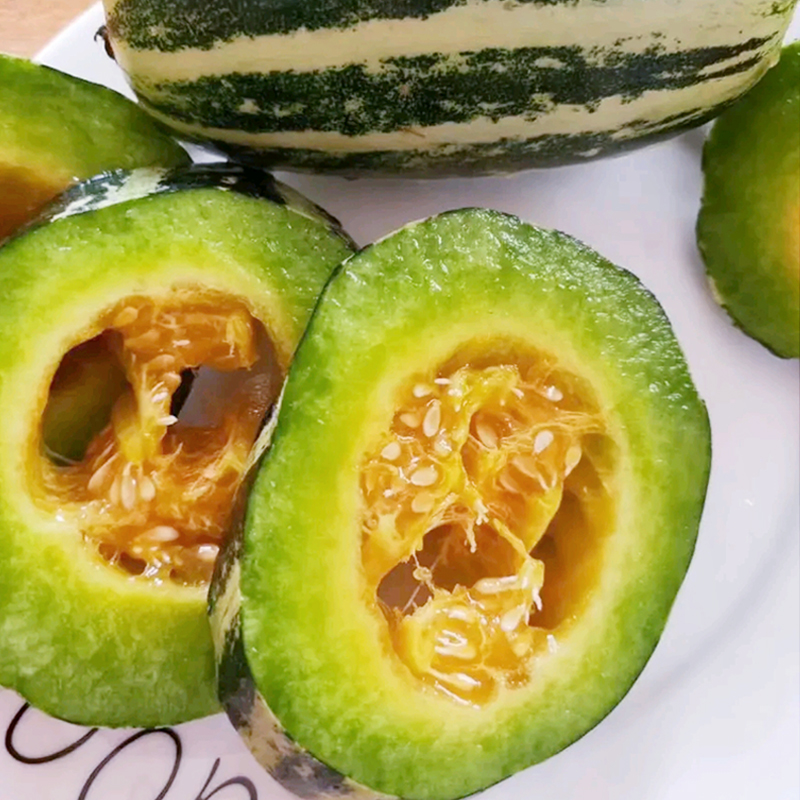 甜掉瓜黄蜜瓜牛角酥蜜羊角四季羊四季黑面种籽家庭园艺种子