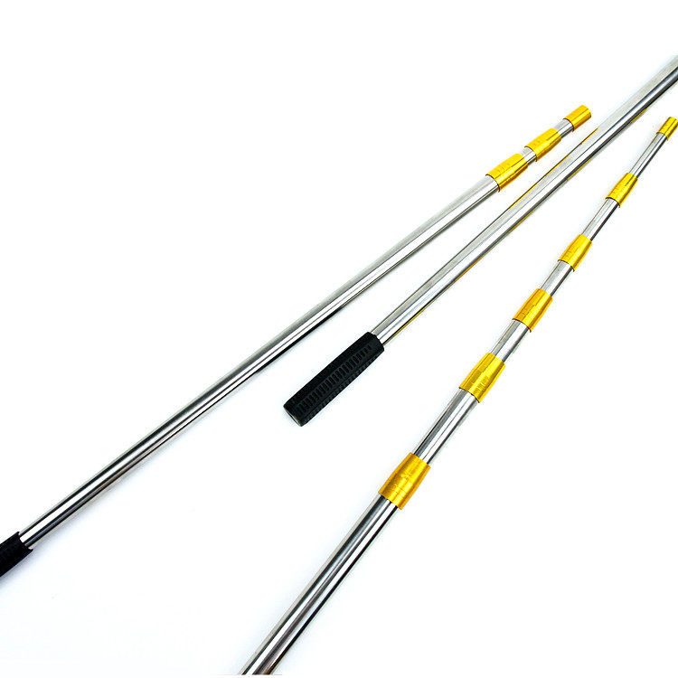 5米-6米竿可定位捞网捕鱼工具包抄网杆