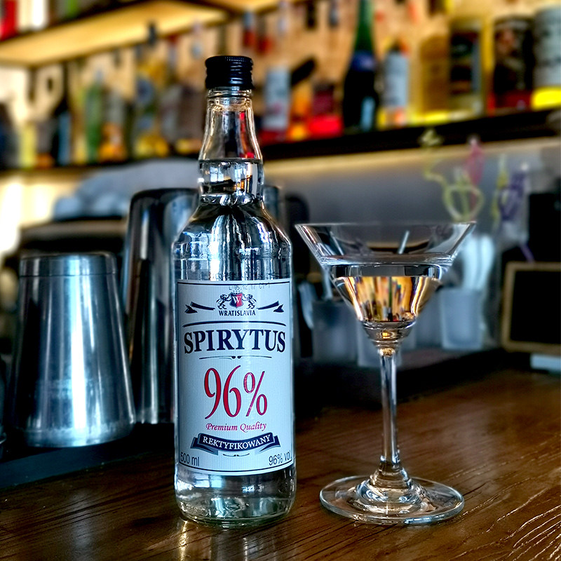 生命之水96度伏特加500ml波兰原瓶进口烈酒启德伏特加