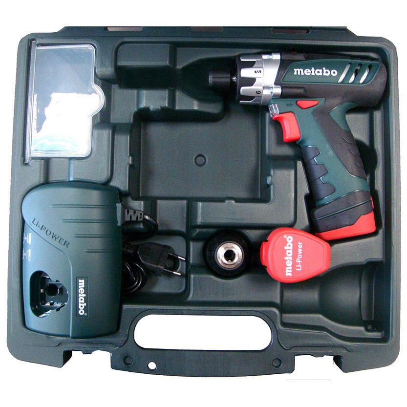 德国麦太保metabopowermaxxbs108伏锂电电钻电动起子电动批头