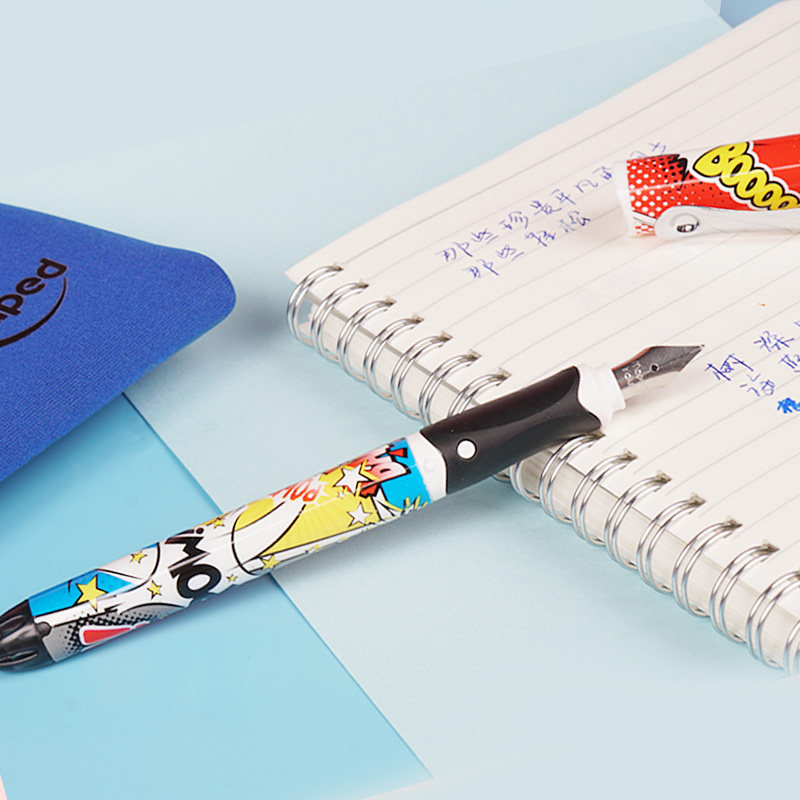 马培德三年级颜值擦高笔可练字儿童可替换墨囊年级钢笔