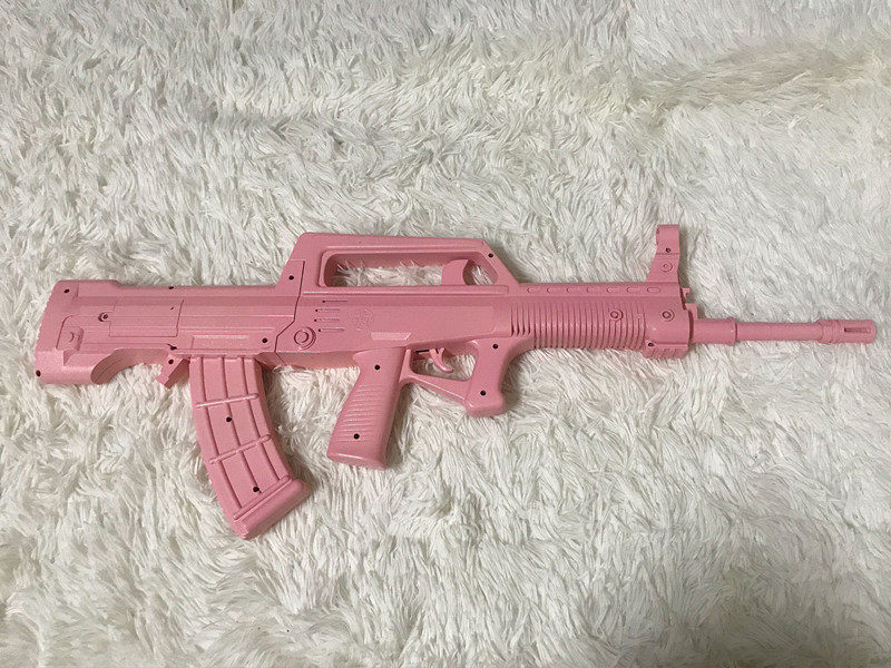 枪 绝地求生awm吃鸡道具粉色狙击枪硬妹原宿cos多色配饰拍摄道具枪
