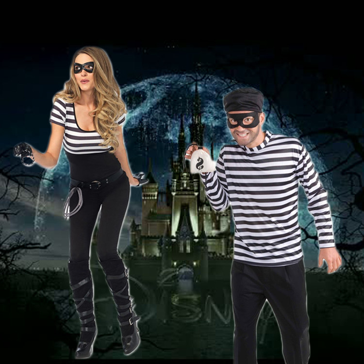 舞台话剧神偷cos小偷衣服窃贼服装化妆舞会服饰