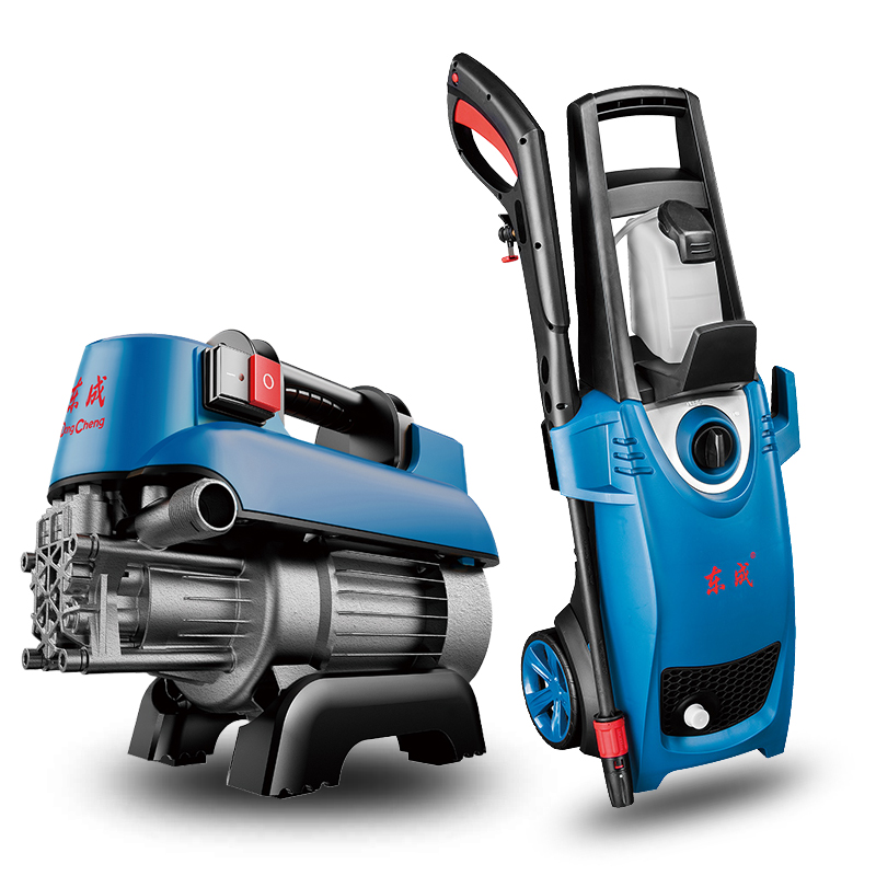 东成高压洗车机220v家用清洗机便携式洗车泵全自动大功率水枪东城