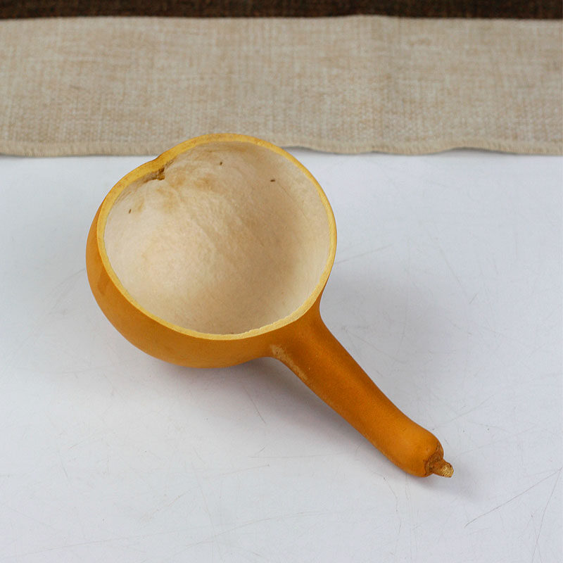 天然葫芦水勺茶勺水飘儿童家用汤勺水舀短柄茶道