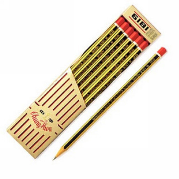 铅笔原装中华6181精装hb木杆12支笔类