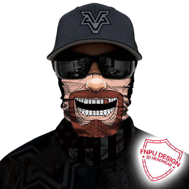 New clown 骷髅 sunscreen beard 3D outdoor magic headscarf riding locomotive sports face men and women mask New clown 骷髅 sunscreen beard 3D outdoor magic headscarf riding locomotive sports face men and women mask
