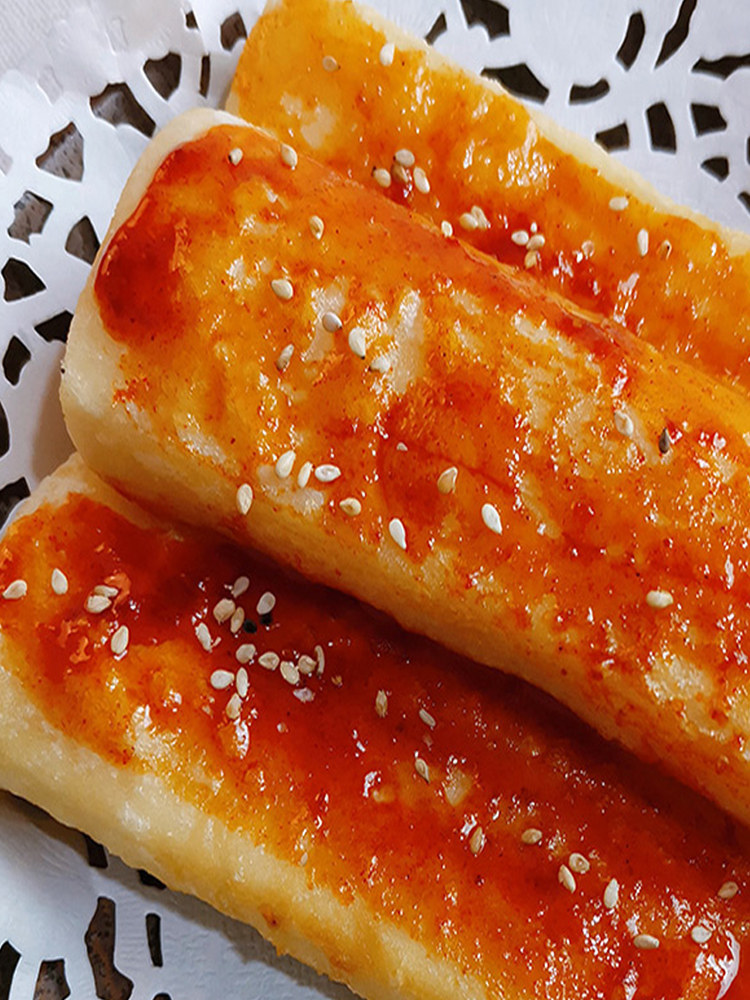 年糕网红商用炸煎铁板秘制脆皮专用辣椒酱