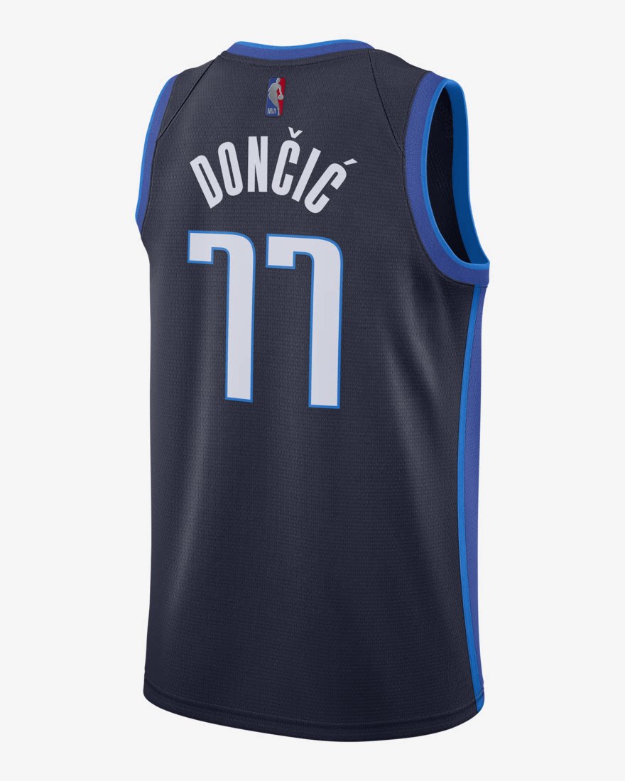 酷动正品nike耐克东契球衣奖励限定独行侠77号篮球服