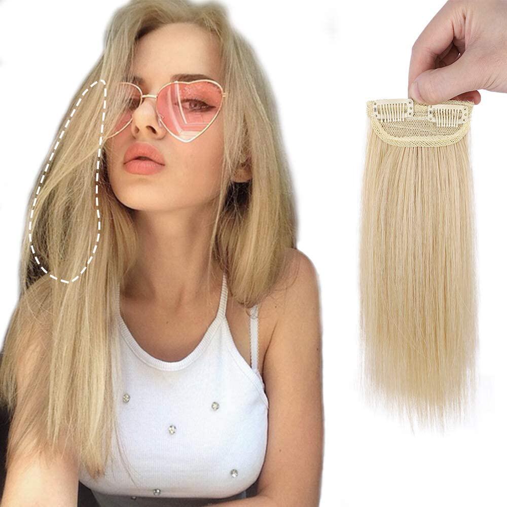 海外代购aisiqueens夹式短直发适用于女性隐形发夹假发配件