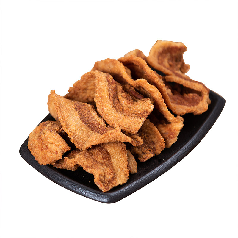 酥脆猪油油渣干炸五花脆皮猪肉渣粕脂渣温州猪肉类