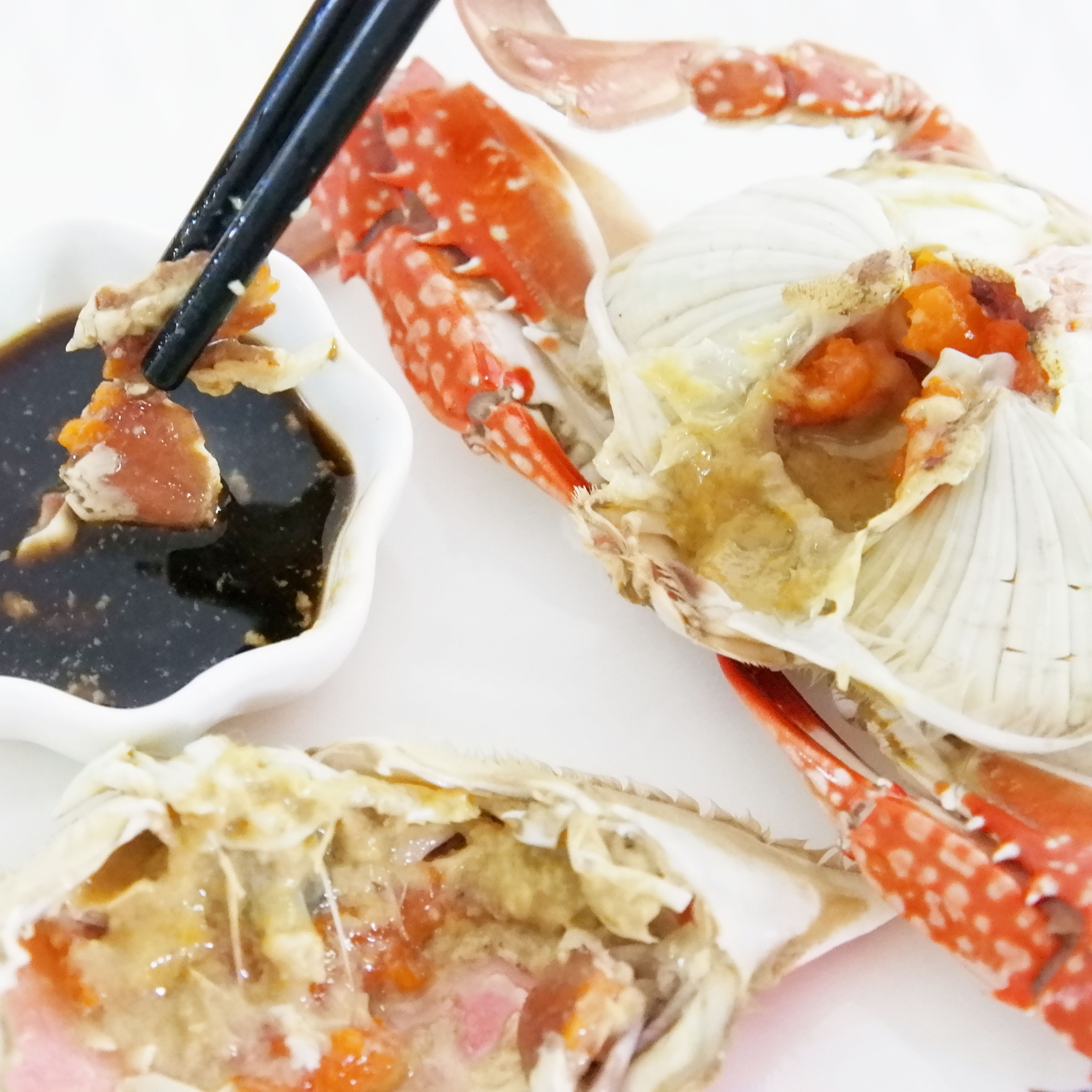 吕四鲜活三角小娘肥母梭子蟹红海鲜特产美食梭子蟹