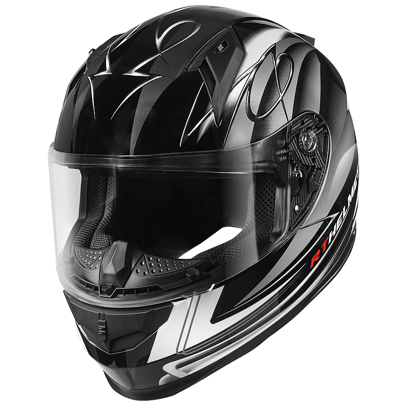 骑行部落摩托车头盔男夏季3c认证机车赛车盔大码防雾镜片骑士盔